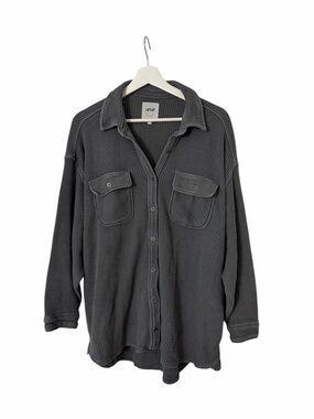 Aerie Lumberjane Waffle Button Down Shirt Medium
